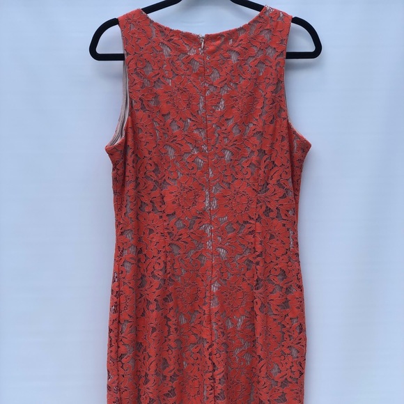 Nicole Miller Studio Women’s Orange Lace Dress NWT - Picture 6 of 6
